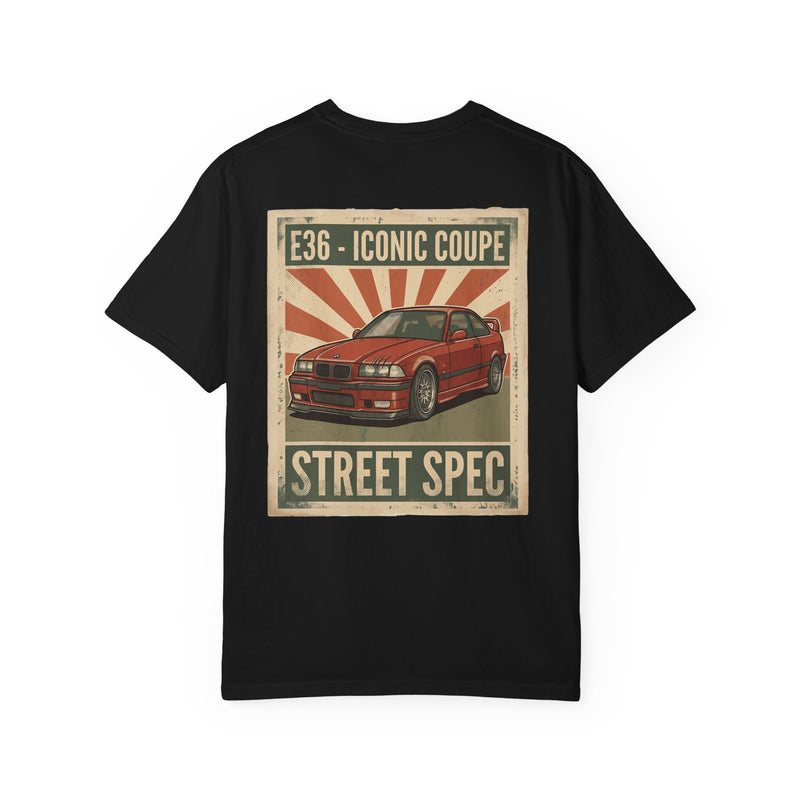 E36 Rising Sun Graphic Tee | BMW E36 JDM Shirt | Euro JDM Crossover Tee | Comfort Colors 1717