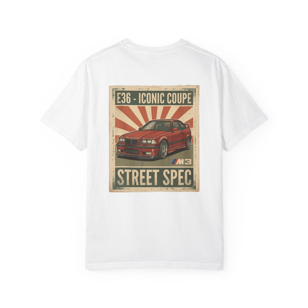 E36 Rising Sun Graphic Tee | BMW E36 JDM Shirt | Euro JDM Crossover Tee | Comfort Colors 1717 | Car Enthusiast Gift