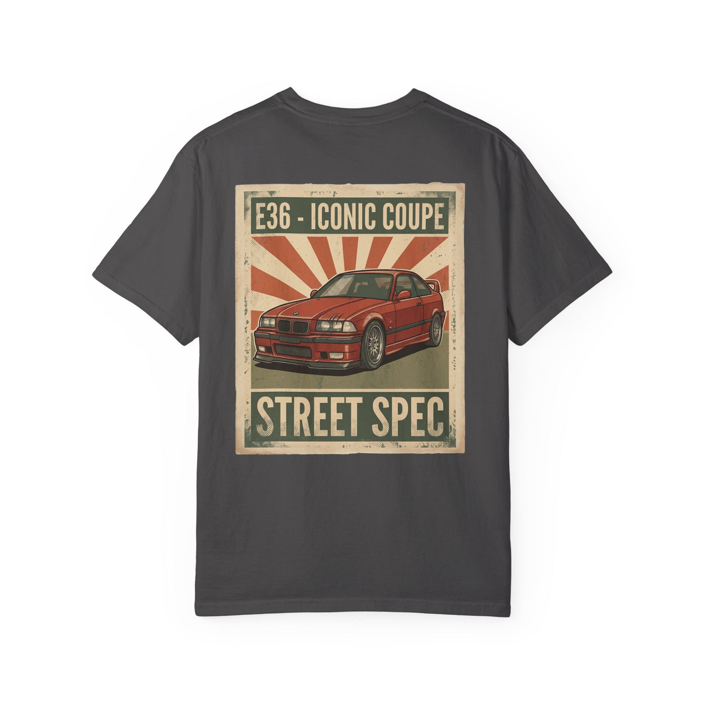 E36 Rising Sun Graphic Tee | BMW E36 JDM Shirt | Euro JDM Crossover Tee | Comfort Colors 1717