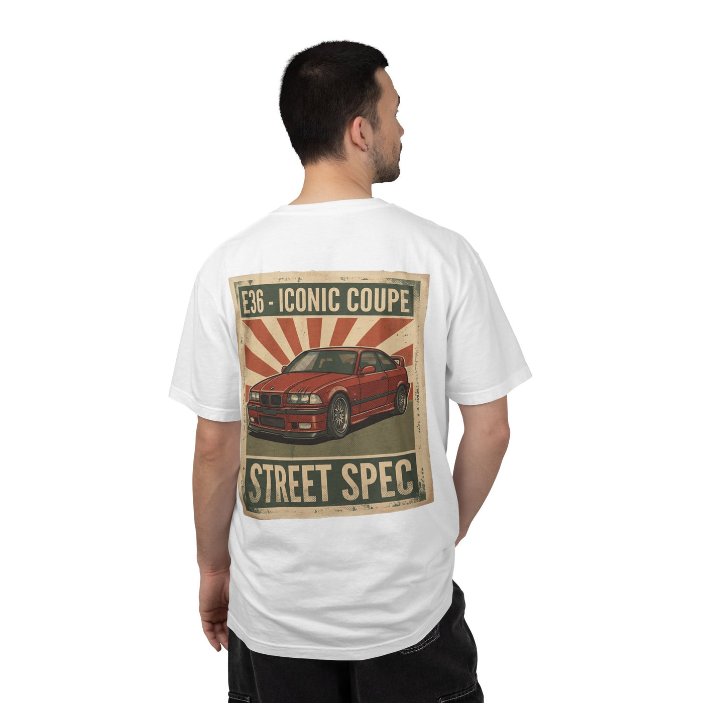 E36 Rising Sun Graphic Tee | BMW E36 JDM Shirt | Euro JDM Crossover Tee | Comfort Colors 1717