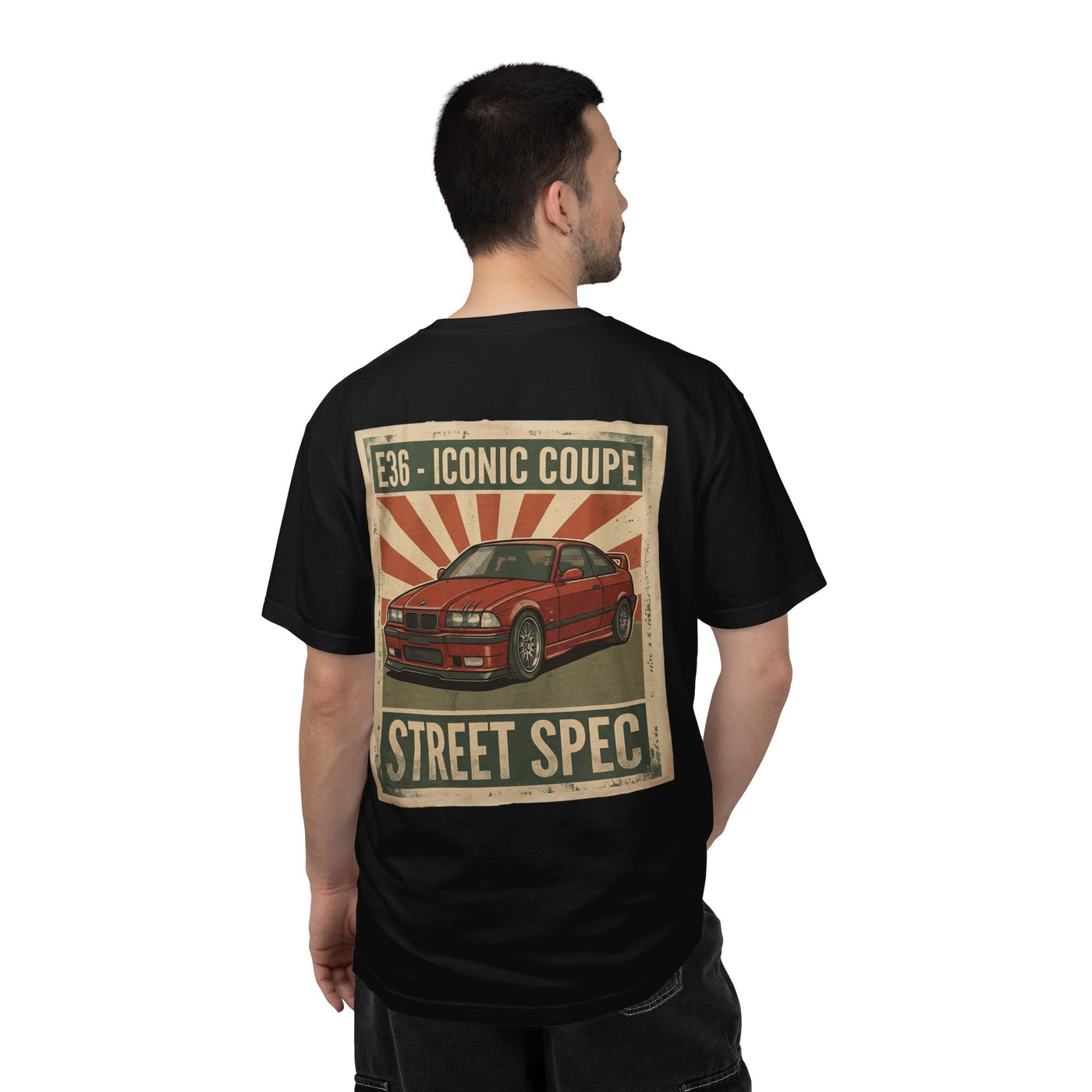 E36 Rising Sun Graphic Tee | BMW E36 JDM Shirt | Euro JDM Crossover Tee | Comfort Colors 1717