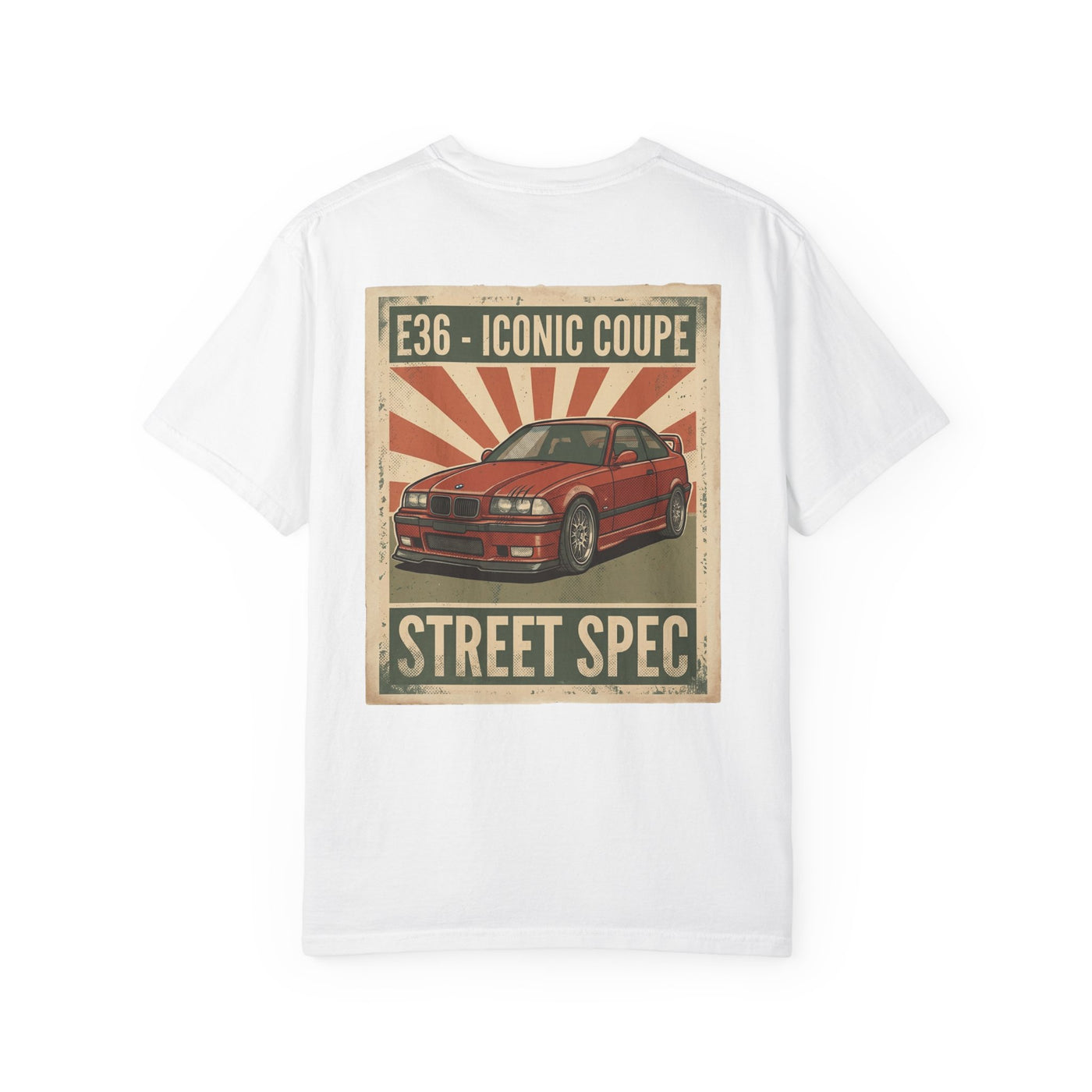 E36 Rising Sun Graphic Tee | BMW E36 JDM Shirt | Euro JDM Crossover Tee | Comfort Colors 1717
