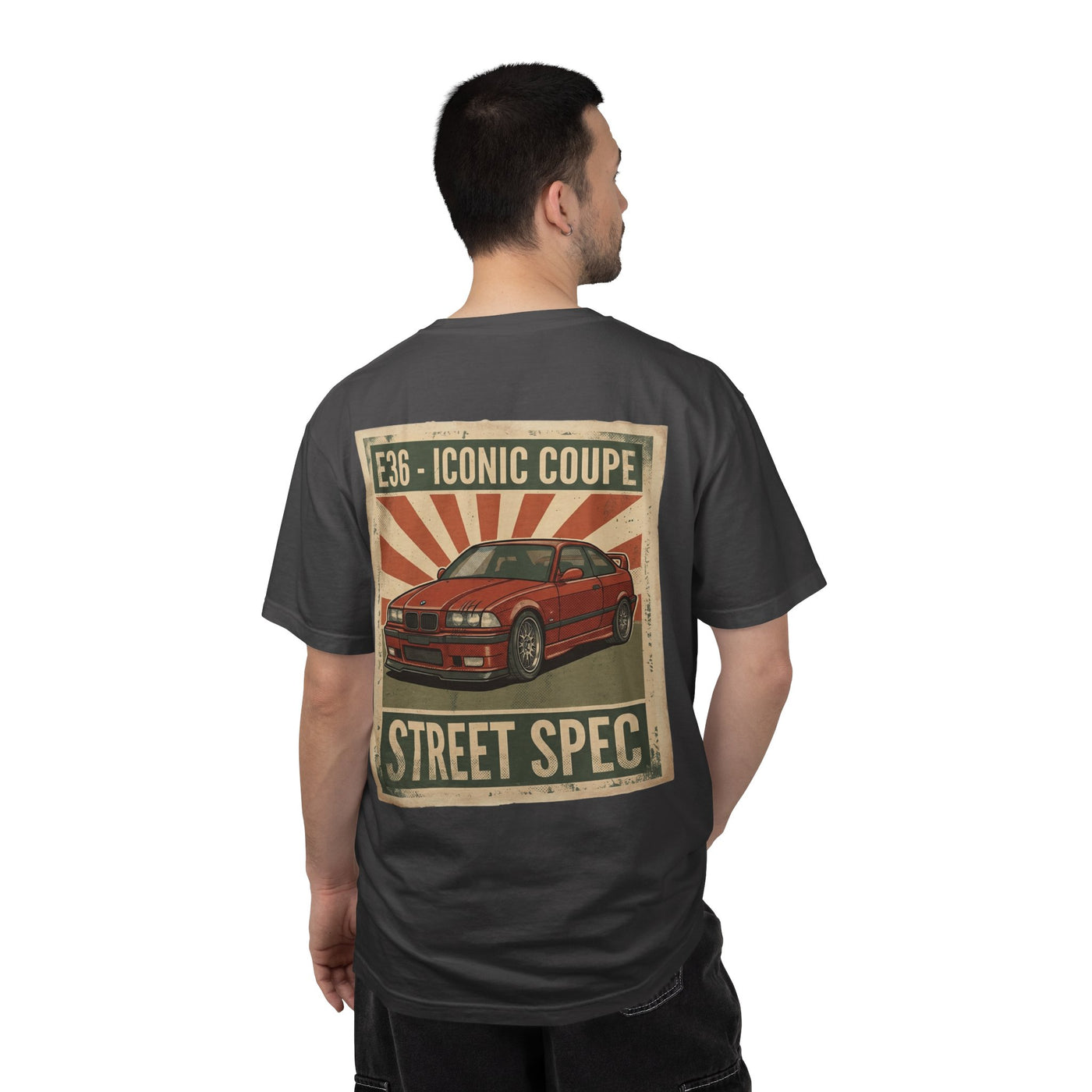 E36 Rising Sun Graphic Tee | BMW E36 JDM Shirt | Euro JDM Crossover Tee | Comfort Colors 1717